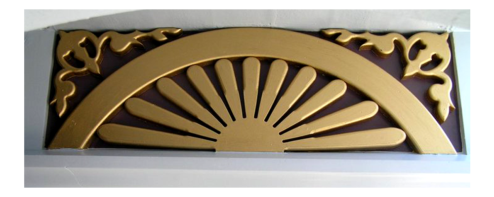 another gold foam house accent piece